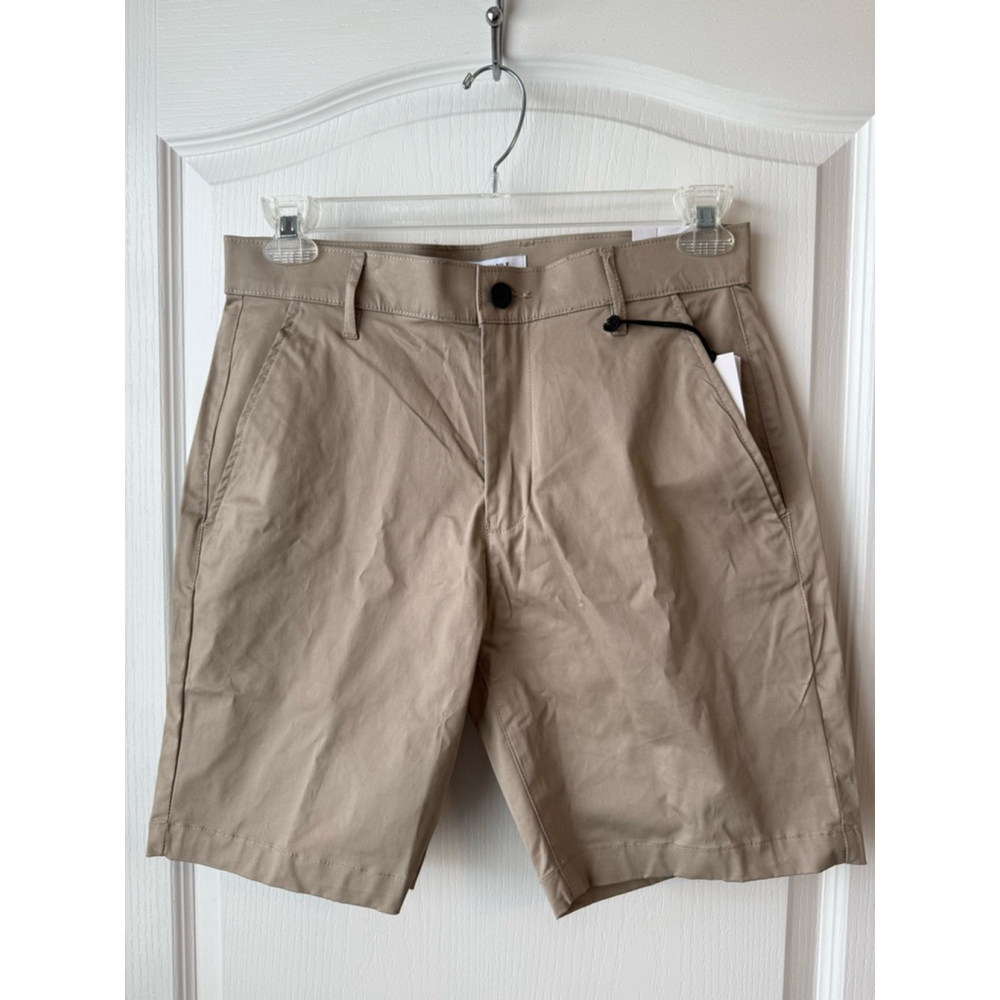 Men's Kenneth Cole Chino Shorts Size 30 Hickory Smoke